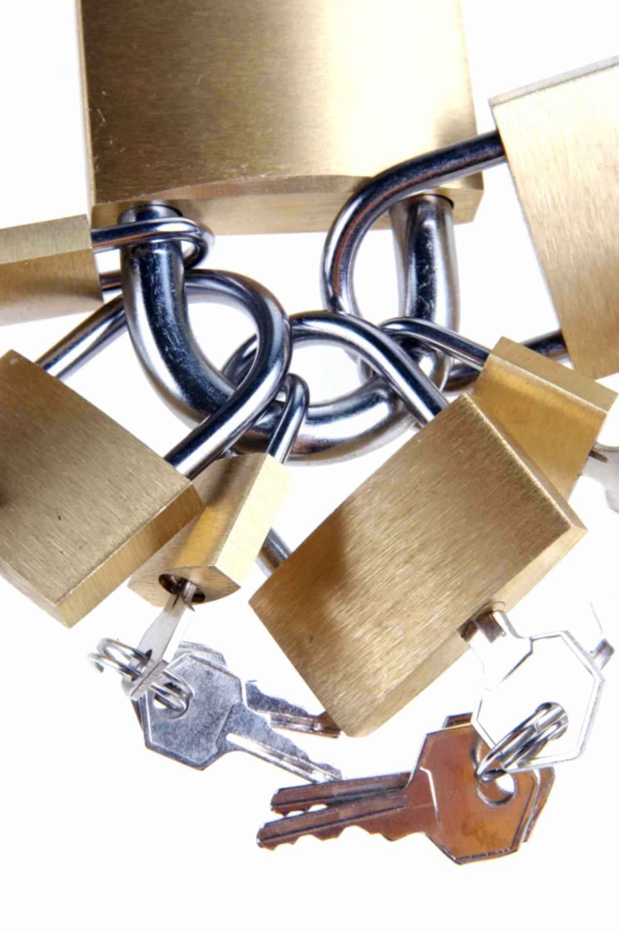 Set of locks with keys